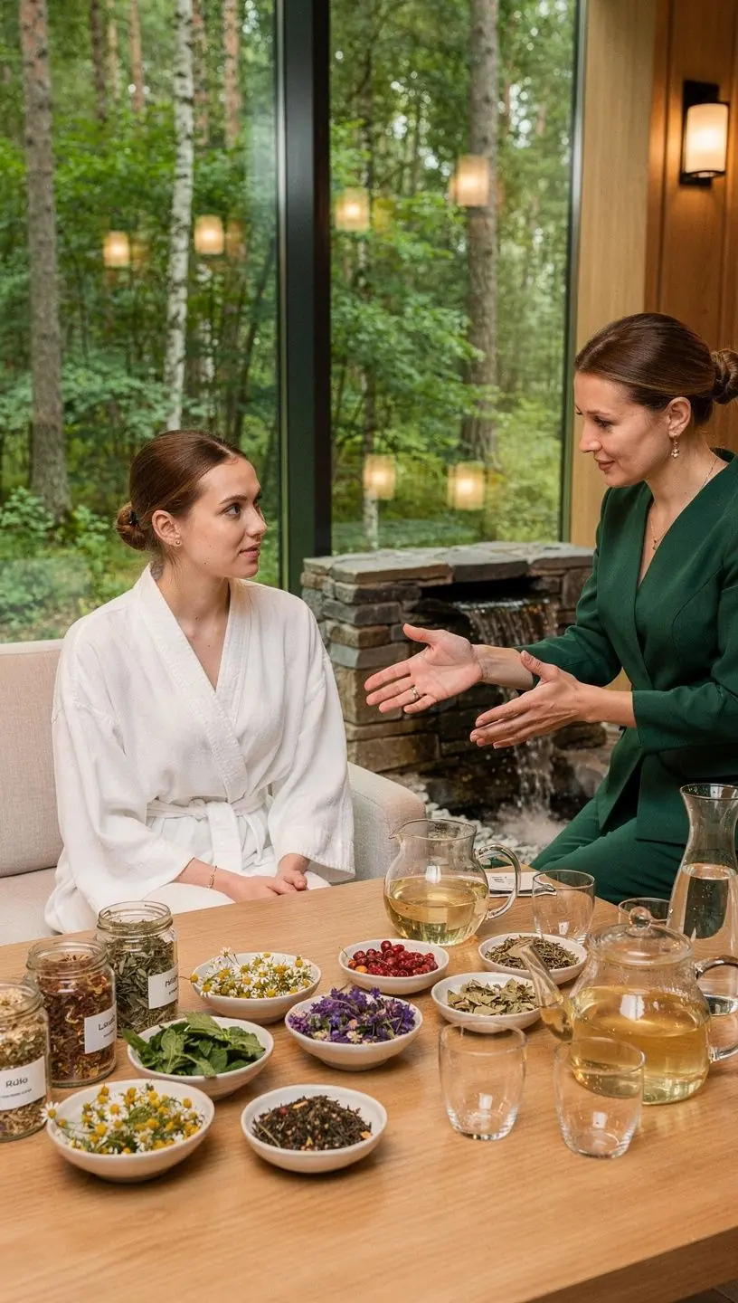 Rami namų aplinka su minkštu pledais ir arbatos puodeliu, skatinanti atsipalaidavimą ir gerą miegą.